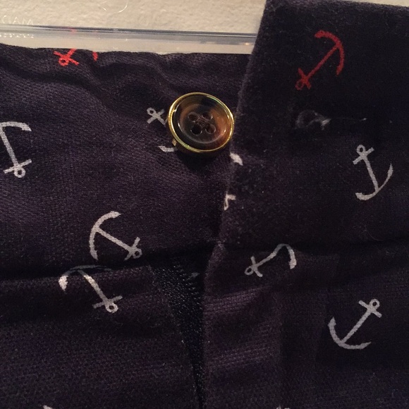 Red white and blue anchor shorts - Picture 3 of 5